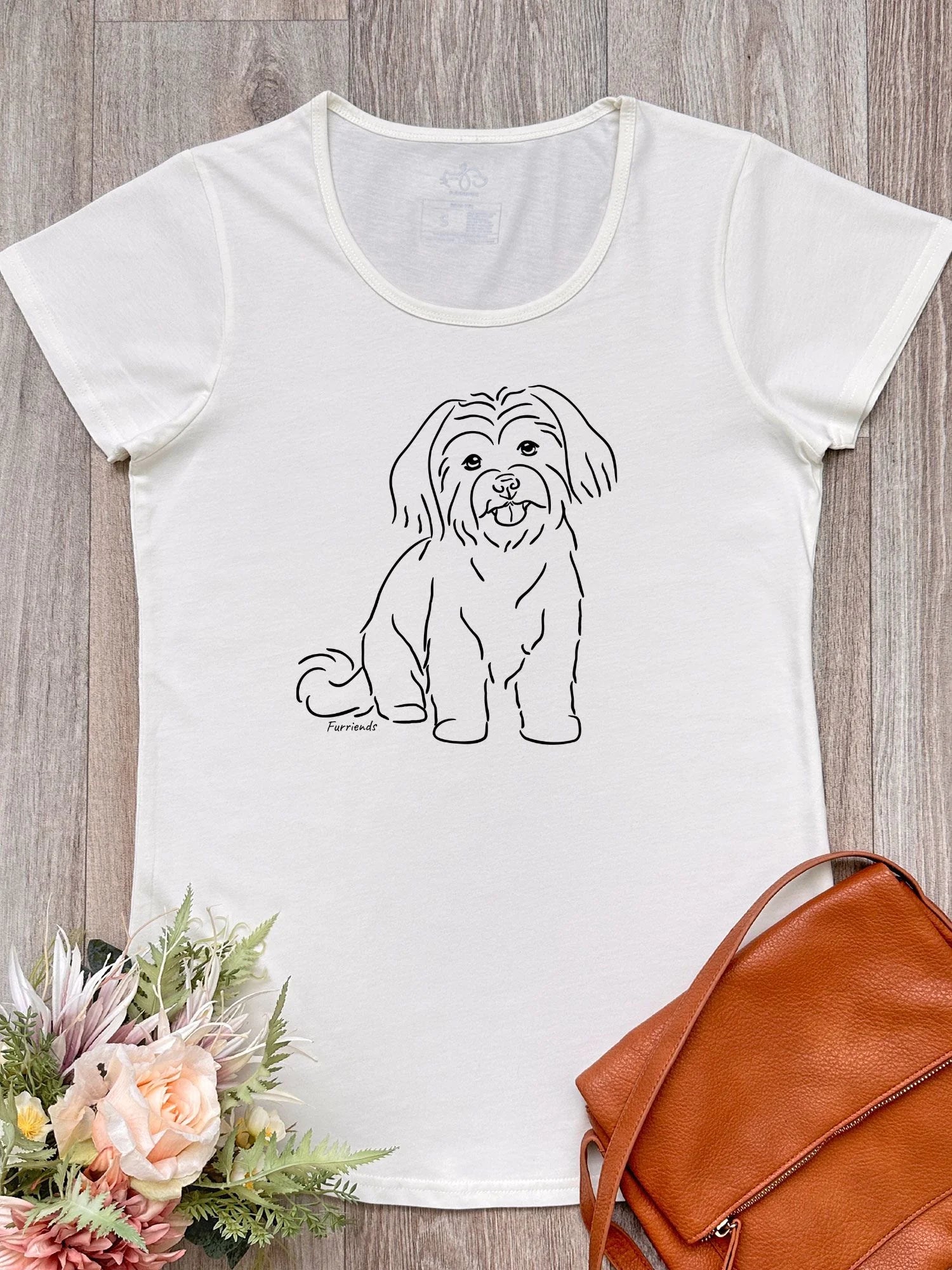 Maltese Terrier Remi Women's Scoop Neck T-Shirt