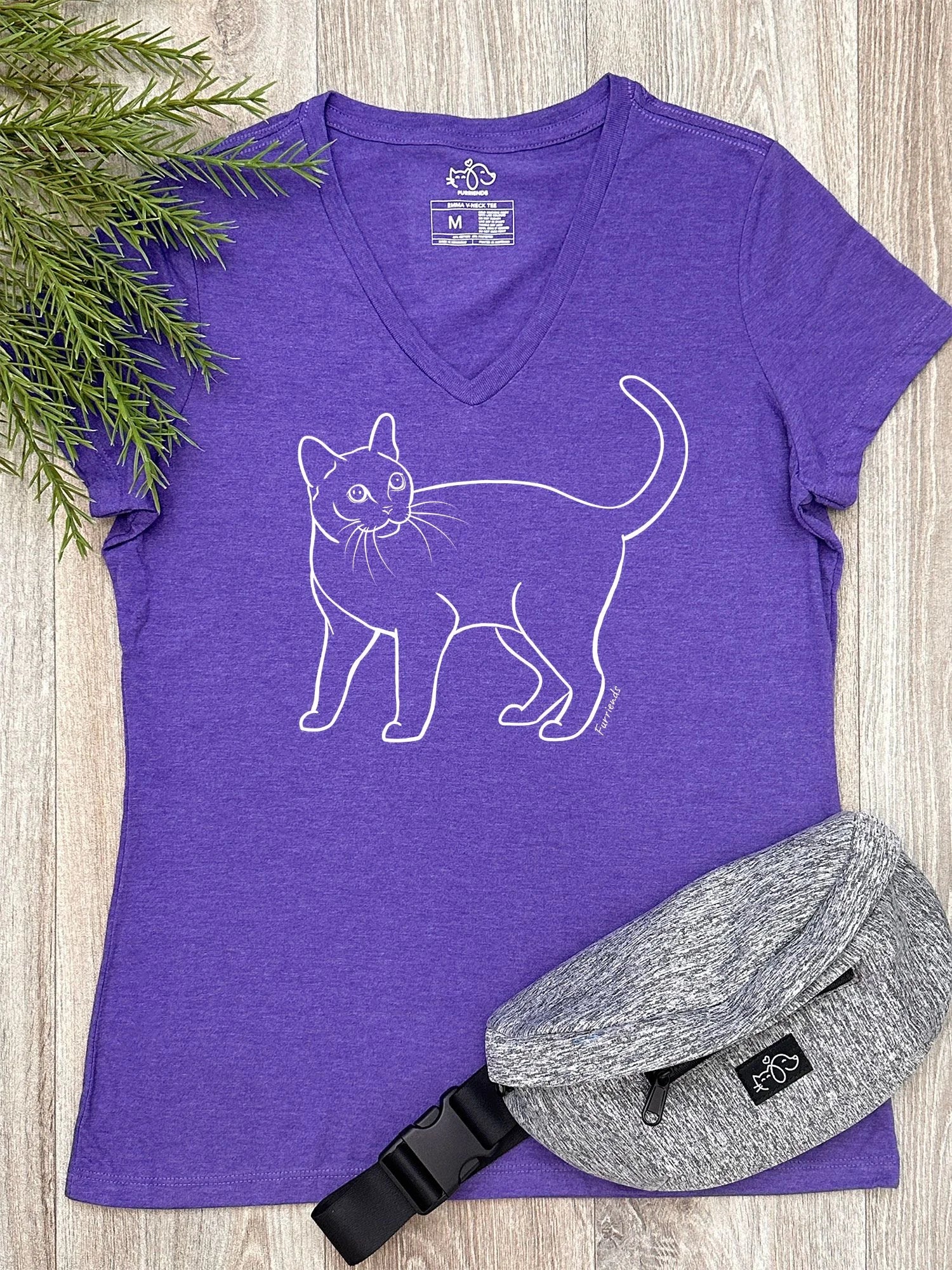 Burmese Emma Women's V-Neck Tshirt