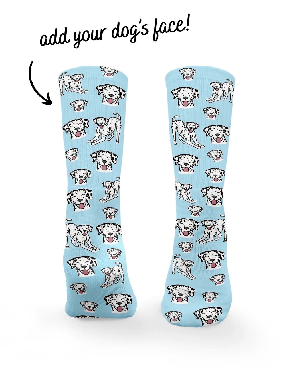 Dalmatian ColourPop Customisable Socks