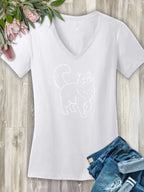 Ragdoll Emma Women's V-Neck Tee