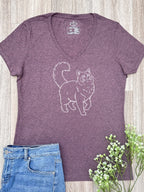 Ragdoll Emma Women's V-Neck Tee