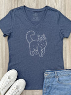 Ragdoll Emma Women's V-Neck Tee