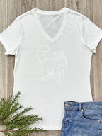Ragdoll Emma Women's V-Neck Tee