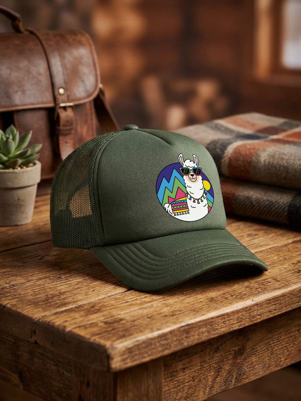 Alpaca My Bags Foam Trucker Cap