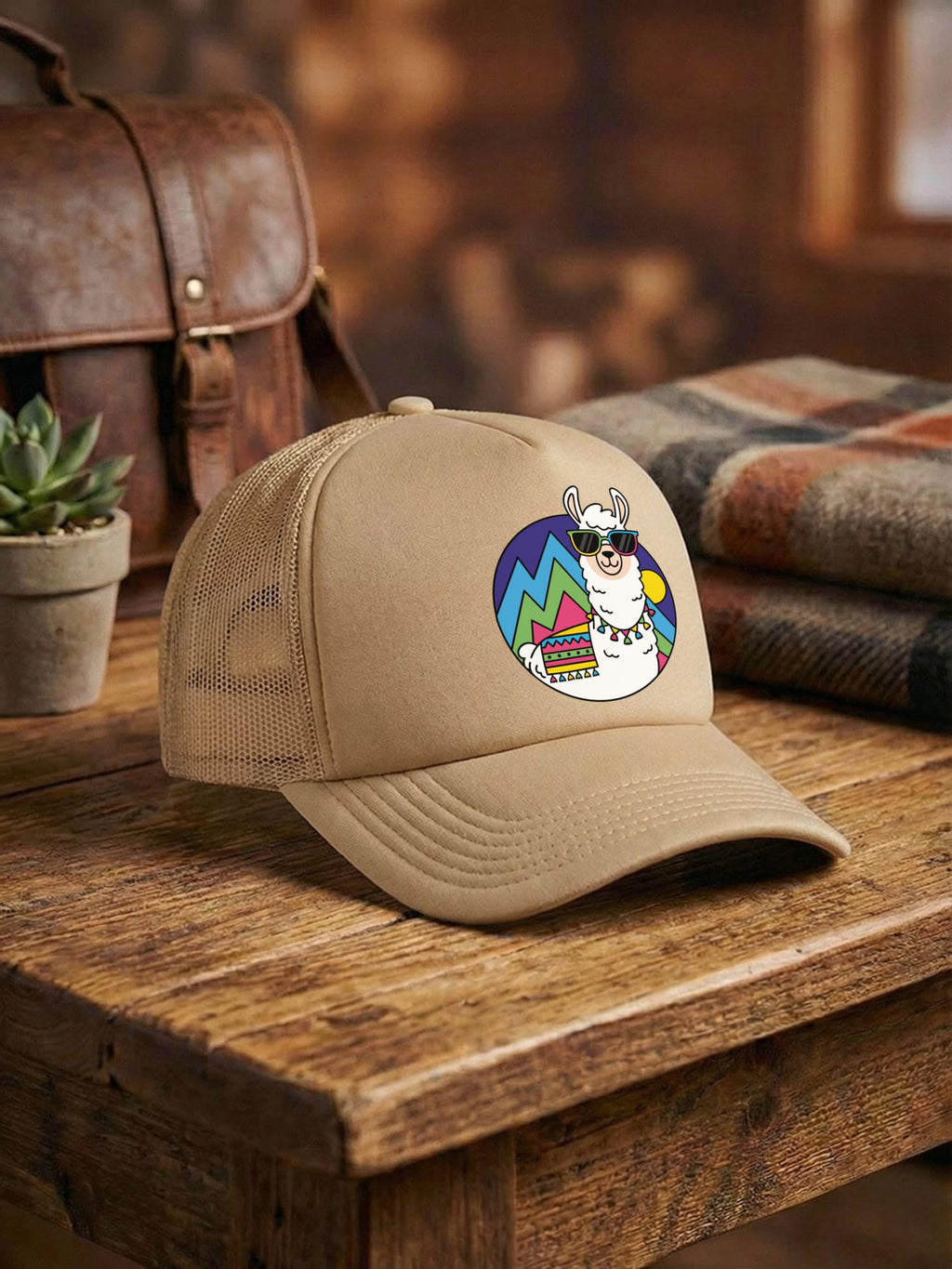 Alpaca My Bags Foam Trucker Cap