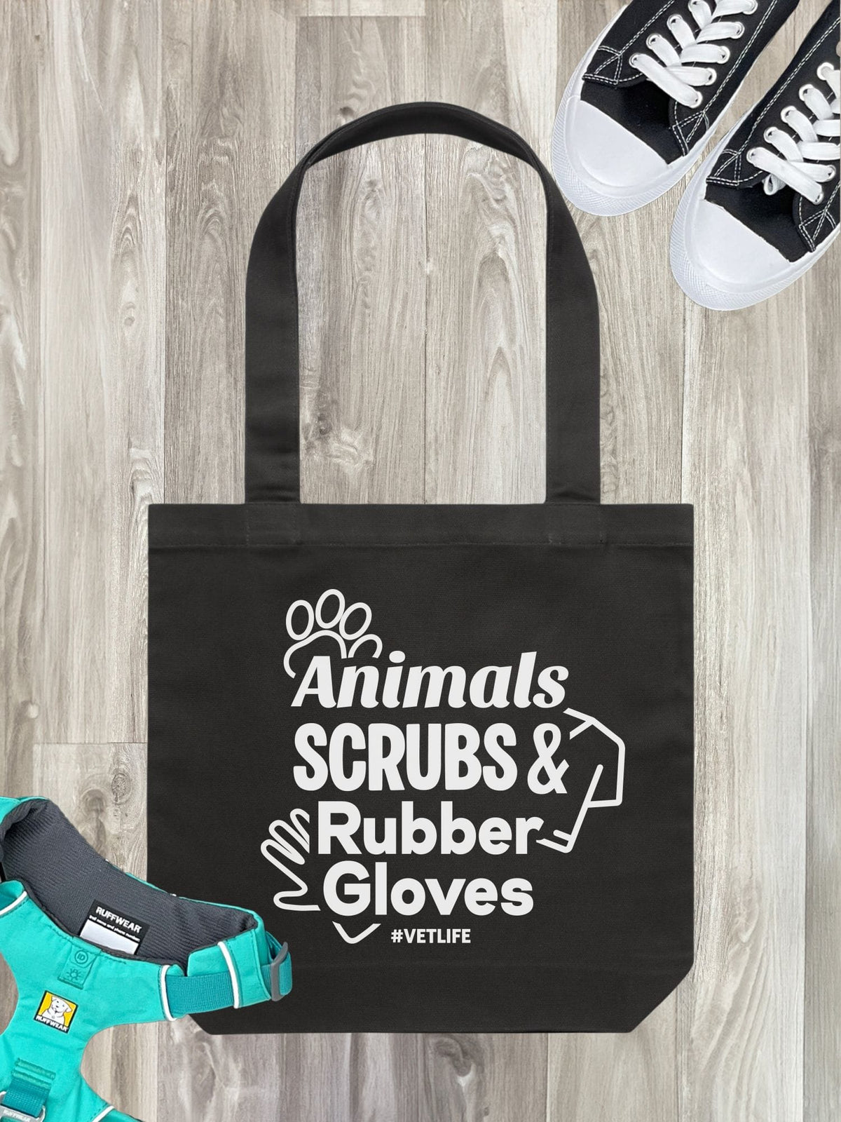 Animals, Scrubs & Rubber Gloves Edith Tote