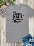 Animals Scrubs & Rubber Gloves Essential Unisex Tee