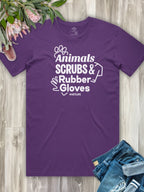 Animals Scrubs & Rubber Gloves Essential Unisex Tee