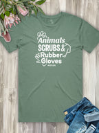 Animals Scrubs & Rubber Gloves Essential Unisex Tee