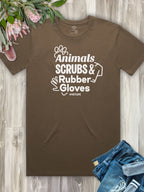 Animals Scrubs & Rubber Gloves Essential Unisex Tee