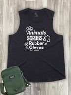 Animals, Scrubs & Rubber Gloves Ember Women's Tank