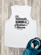 Animals, Scrubs & Rubber Gloves Ember Women's Tank