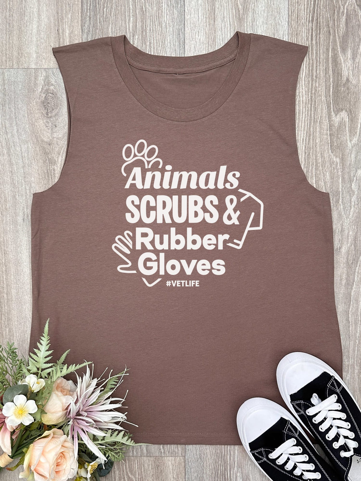 Animals Scrubs & Rubber Gloves Marley Tank