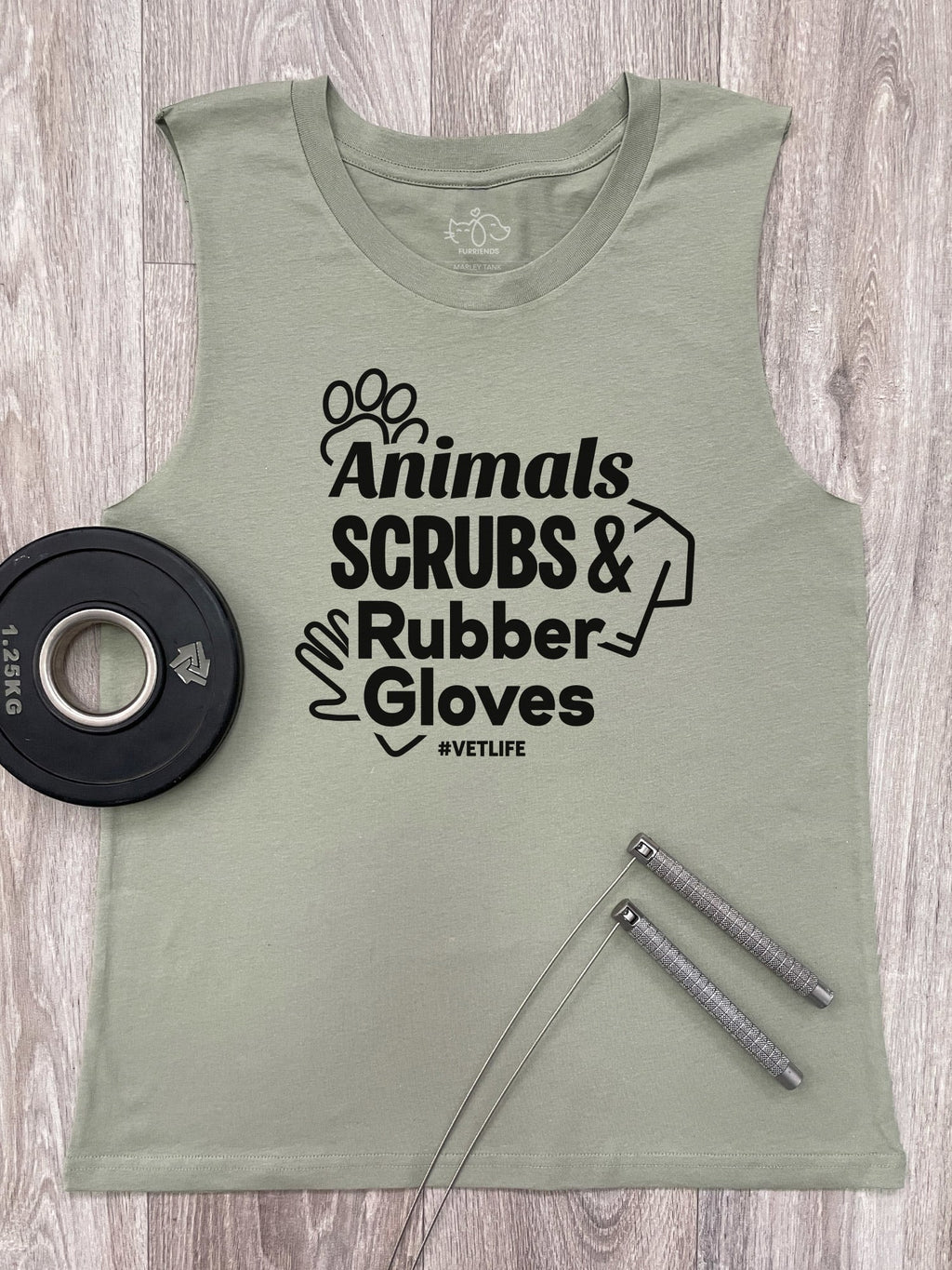 Animals, Scrubs & Rubber Gloves Marley Tank