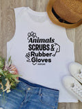 Animals, Scrubs & Rubber Gloves Marley Tank