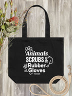 Animals, Scrubs & Rubber Gloves Stella Tote