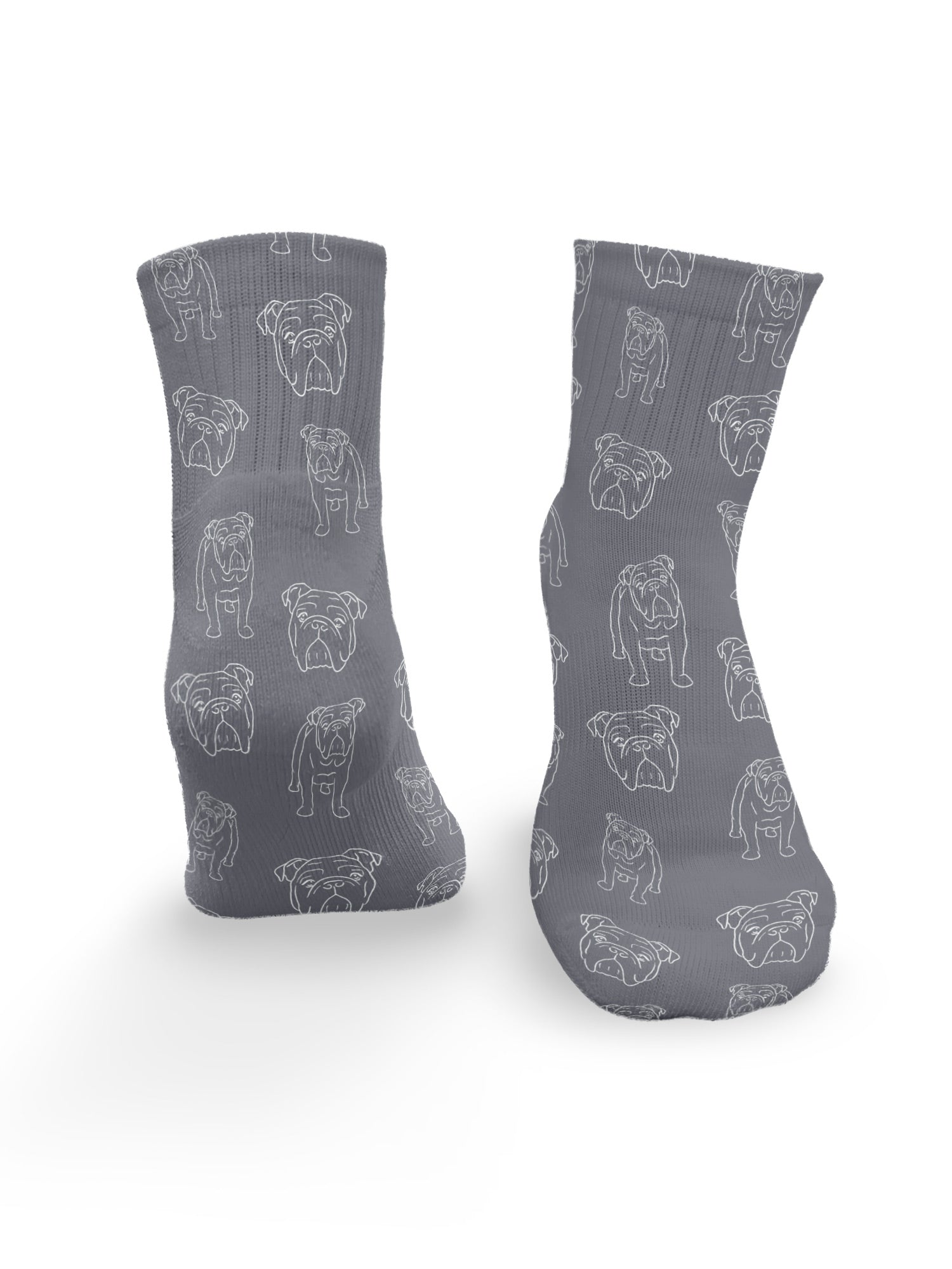 British Bulldog Ankle Socks