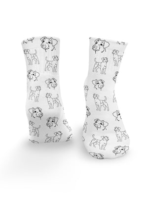 Jack Russell Terrier (Rough Coat) Ankle Socks