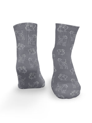 Jack Russell Terrier (Smooth Coat) Ankle Socks