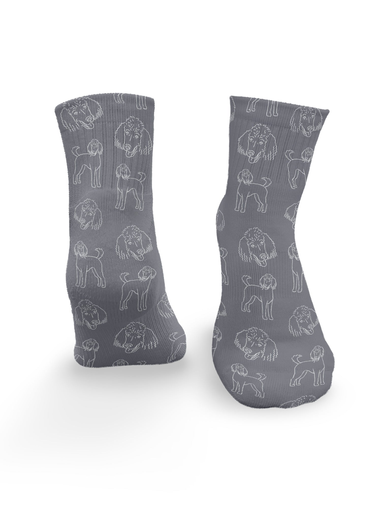 Standard Poodle Ankle Socks