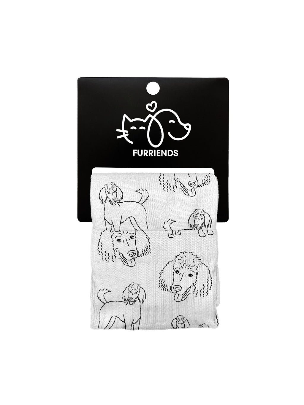 Standard Poodle Ankle Socks