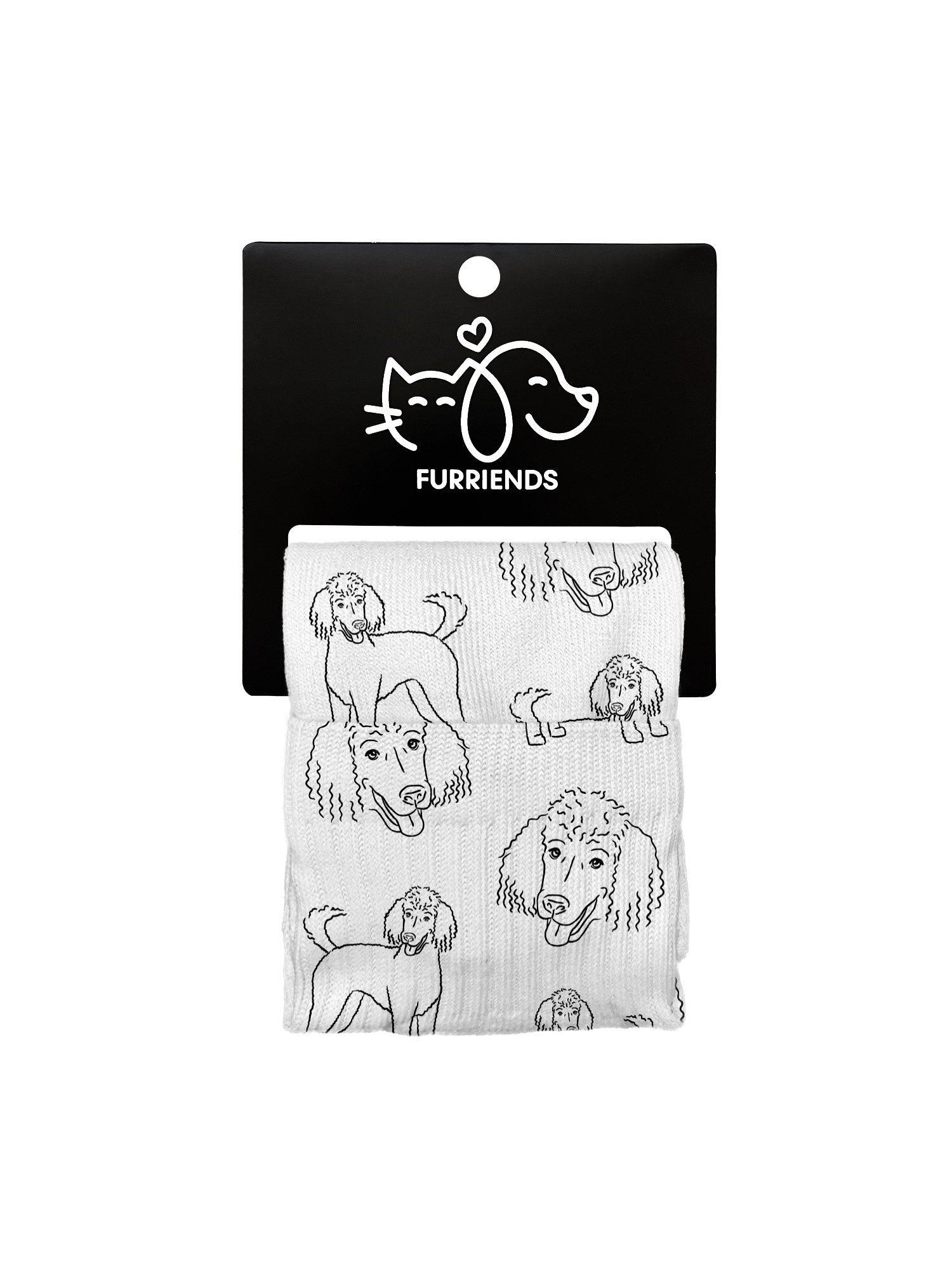 Standard Poodle Ankle Socks