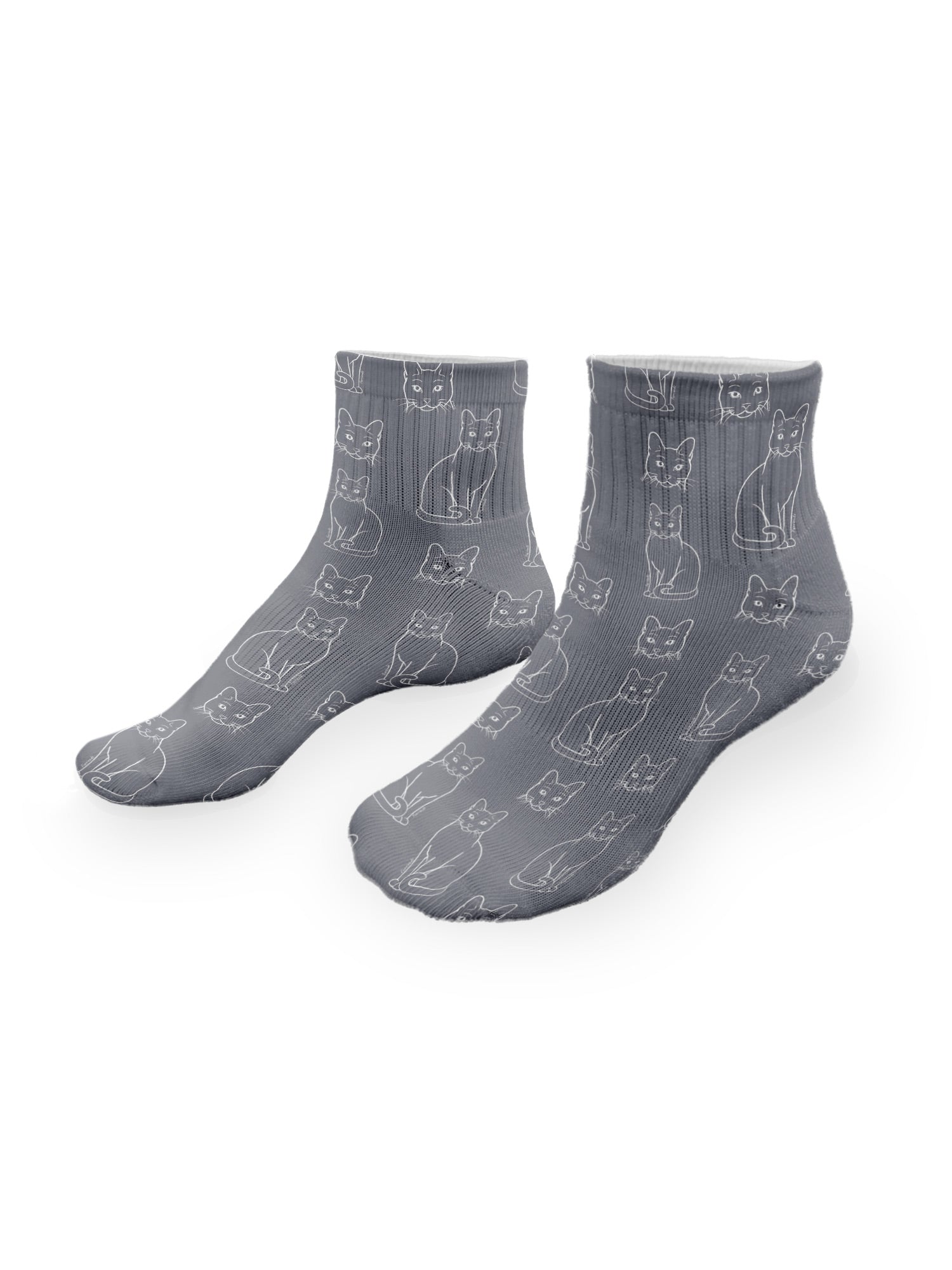 Russian Blue Ankle Socks