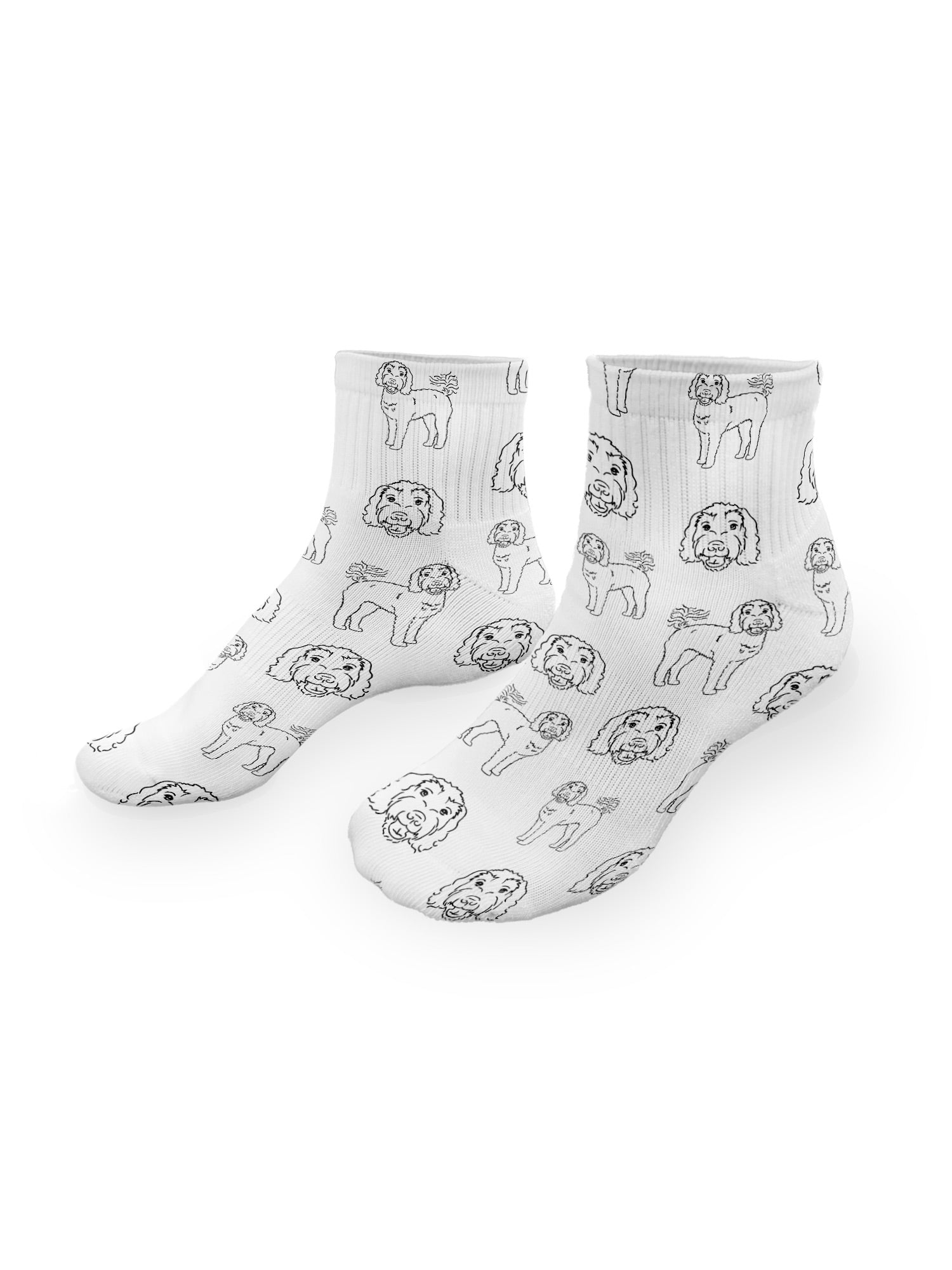 Lab Rats Toe Socks Labradoodle Ankle Socks | Furriends Australia