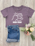 High Four Annie Crop Tee