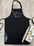 Superb Fairy Wren Bib Apron