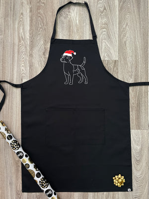 Jack Russell Terrier (Smooth Coat) Christmas Edition Bib Apron