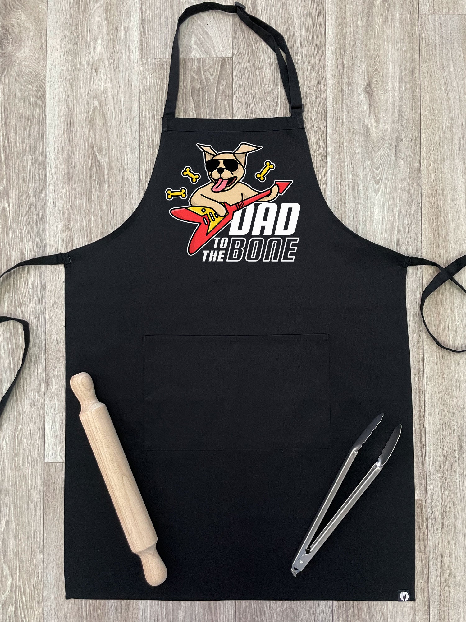 Dad To The Bone Bib Apron