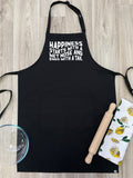 Happiness Starts With A Wet Nose And Ends With A Tail Bib Apron