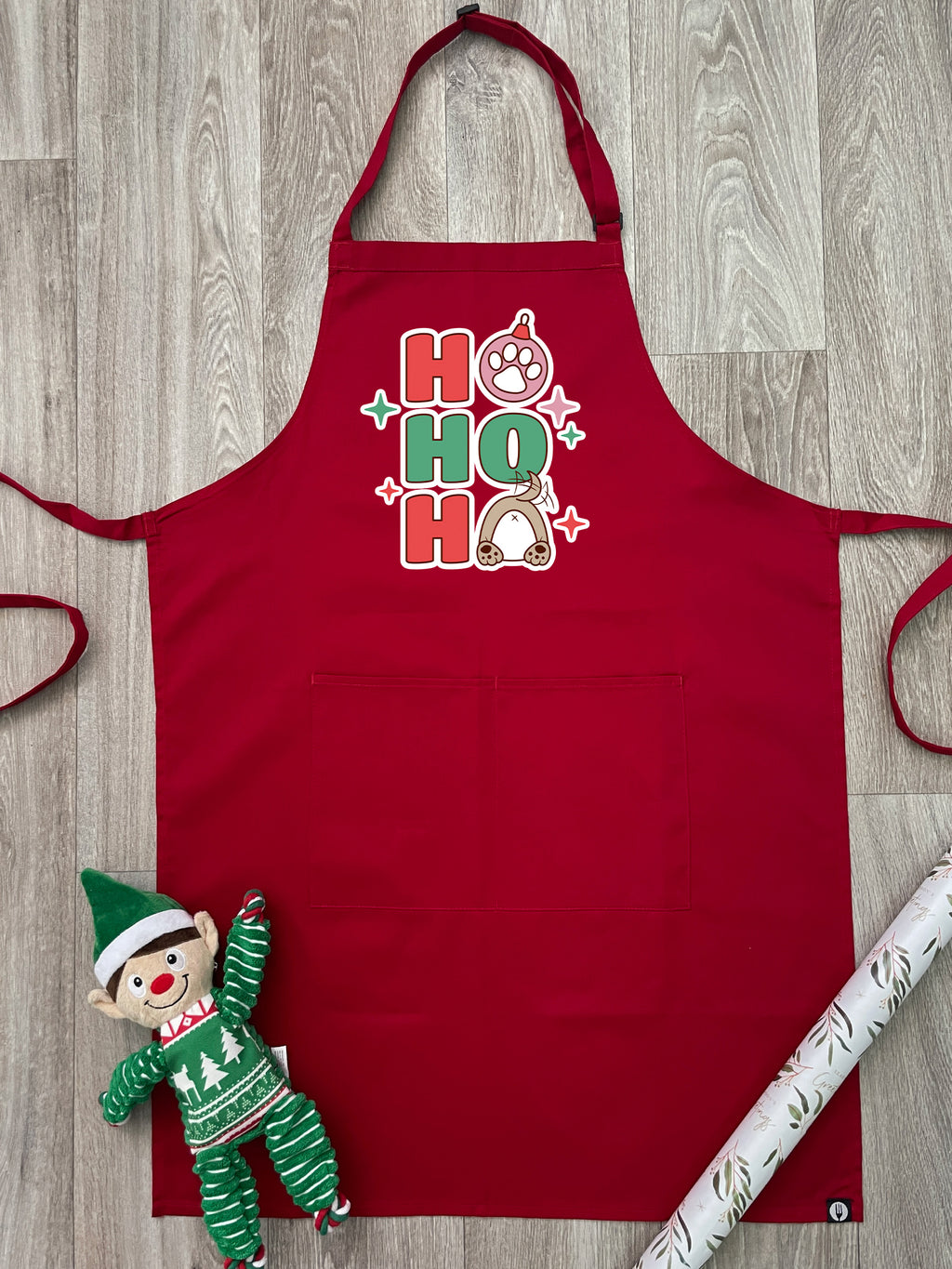 Ho Ho Ho Bib Apron