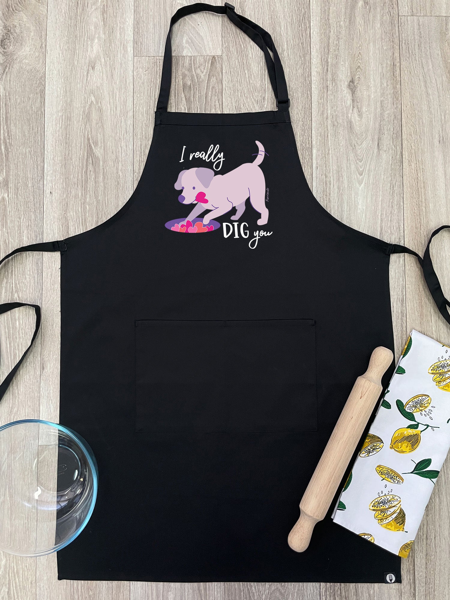 I Really Dig You Bib Apron