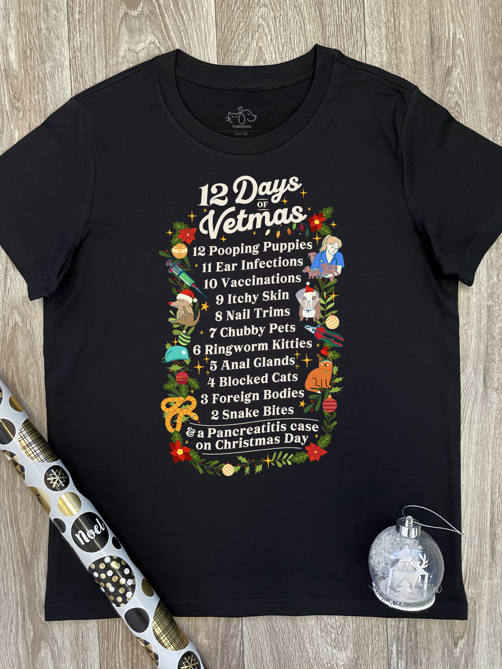 12 Days Of Vetmas Ava Women's Regular Fit Tee