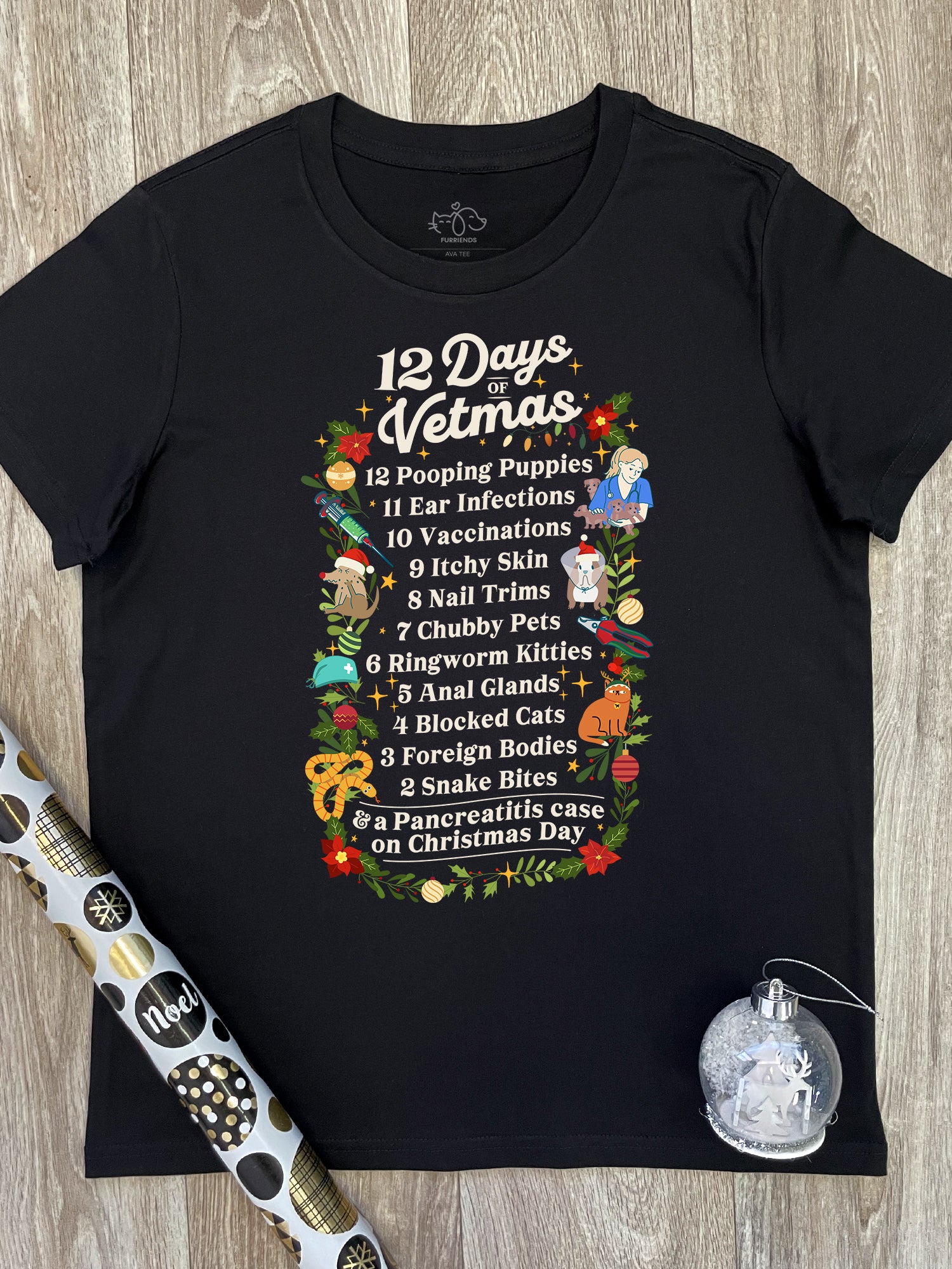 12 Days Of Vetmas Ava Women's Regular Fit Tee