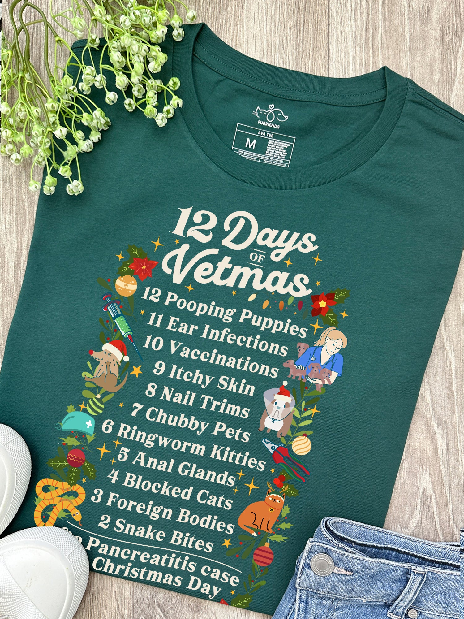 12 Days Of Vetmas Ava Women's Regular Fit Tee