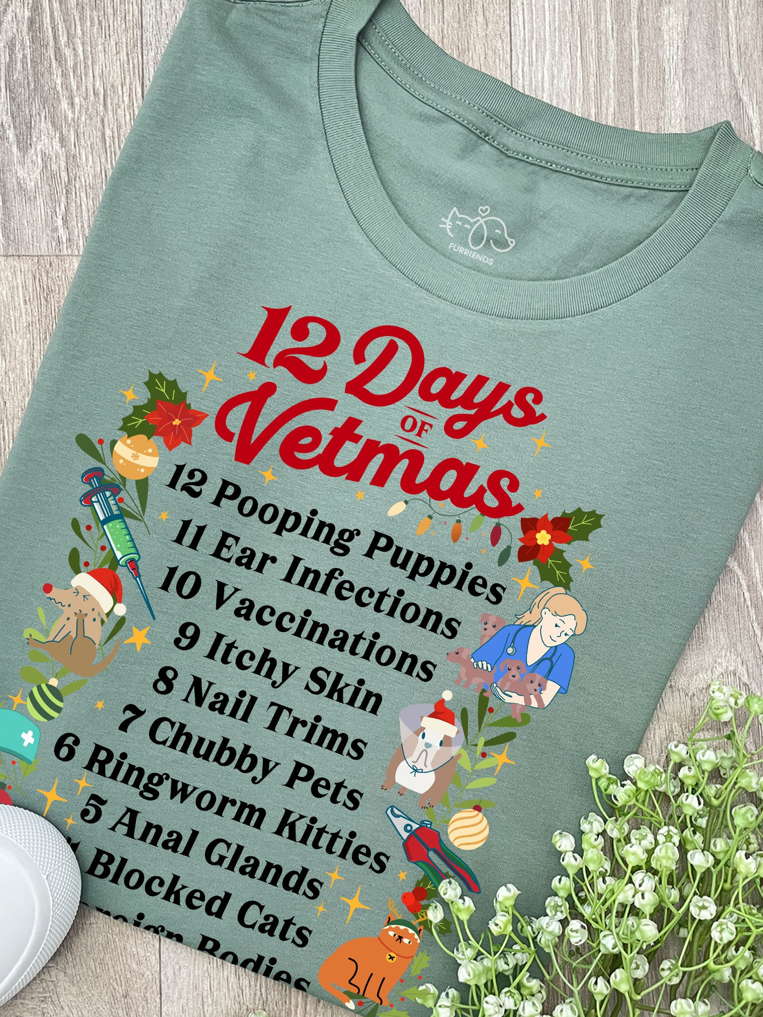 12 Days Of Vetmas Ava Women's Regular Fit Tee