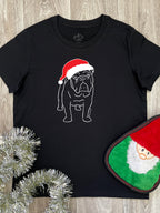 British Bulldog Christmas Edition Ava Women's Regular Fit Tee