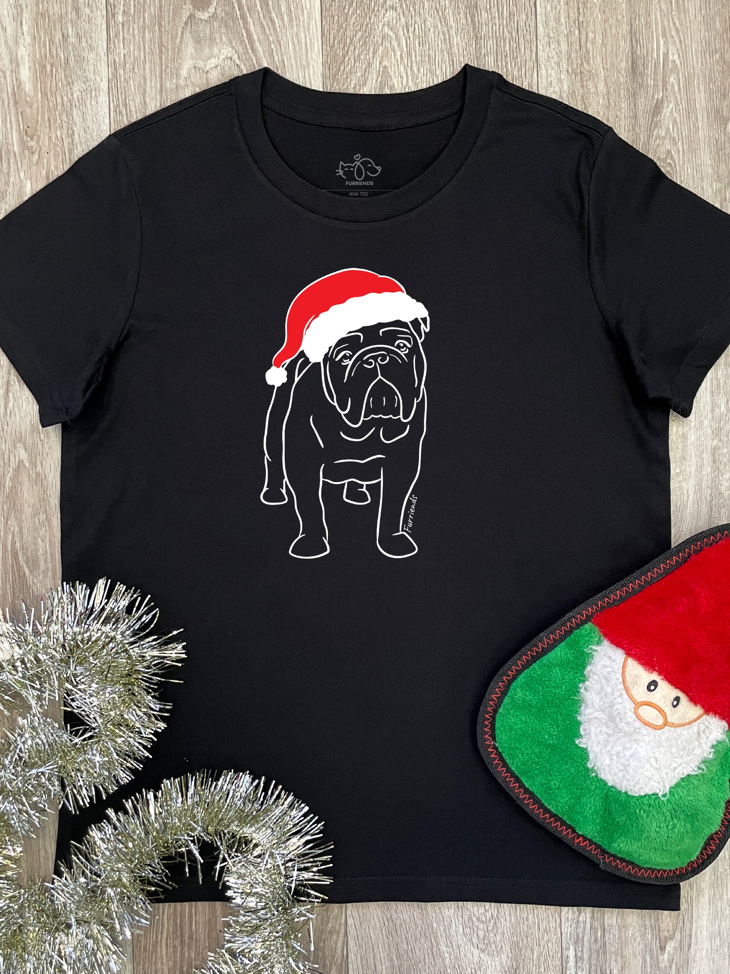 British Bulldog Christmas Edition Ava Women's Regular Fit Tee