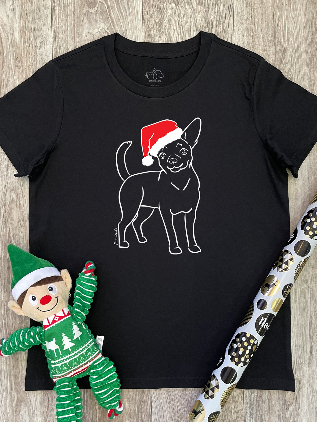 Chihuahua Christmas Edition Ava Women's Regular Fit Tee