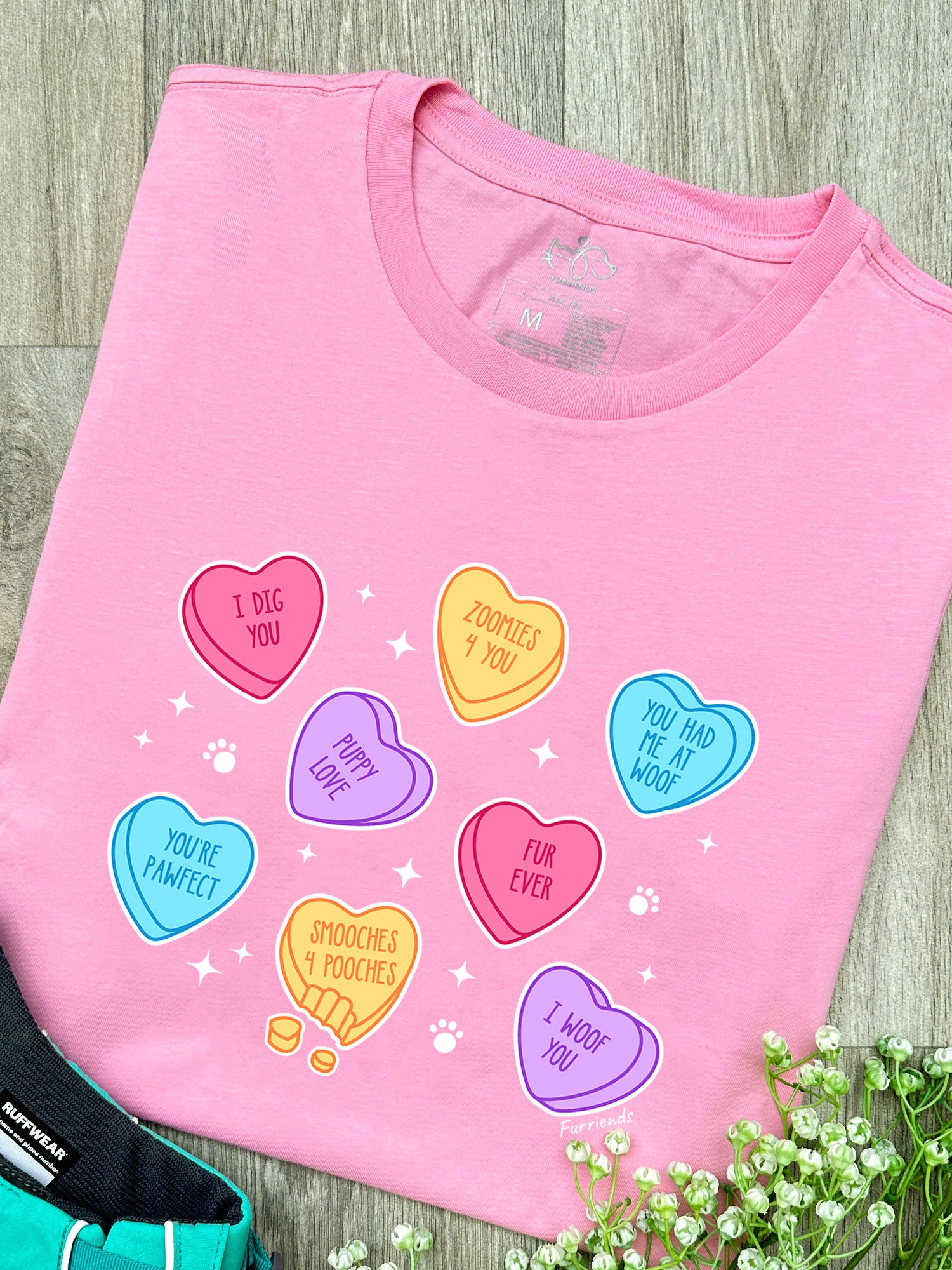 Candy Hearts - Dog Ava Women's Regular Fit Tee
