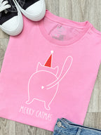 Catmas Greetings Ava Women's Regular Fit Tee