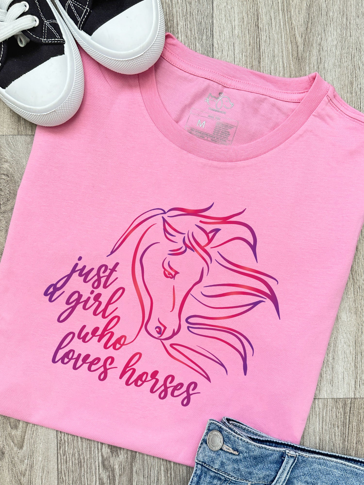 Just A Girl Who Loves Horses Ava Women's Regular Fit Tee
