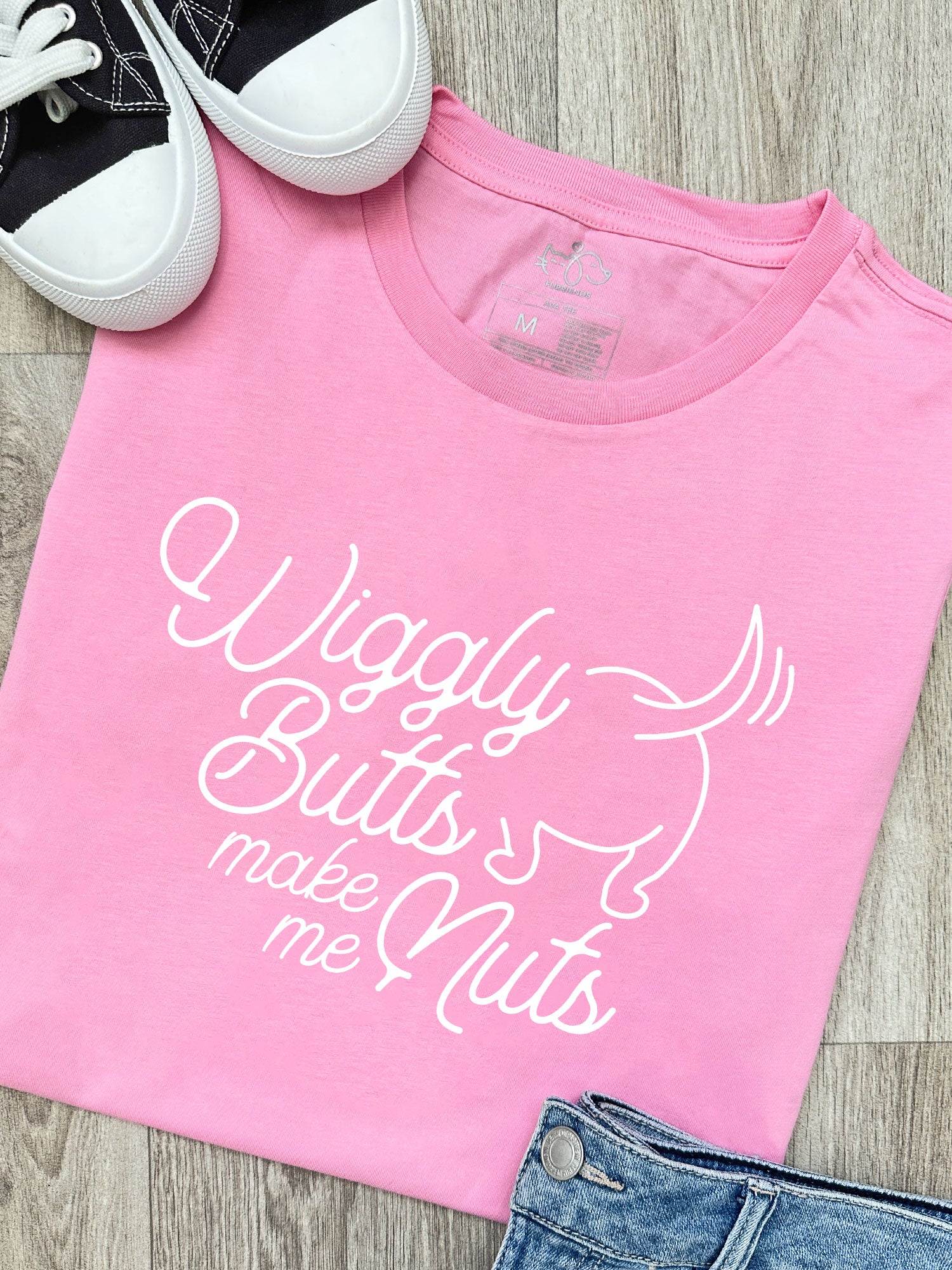 Wiggly Butts Make Me Nuts Ava Women's Regular Fit Tee