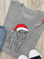 British Bulldog Christmas Edition Ava Women's Regular Fit Tee