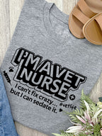 I'm A Vet Nurse Ava Women's Regular Fit Tee