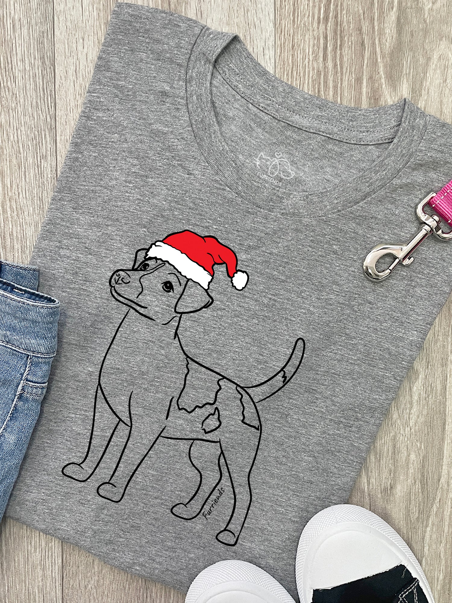 Jack Russell Terrier (Smooth Coat) Christmas Edition Ava Women's Regular Fit Tee