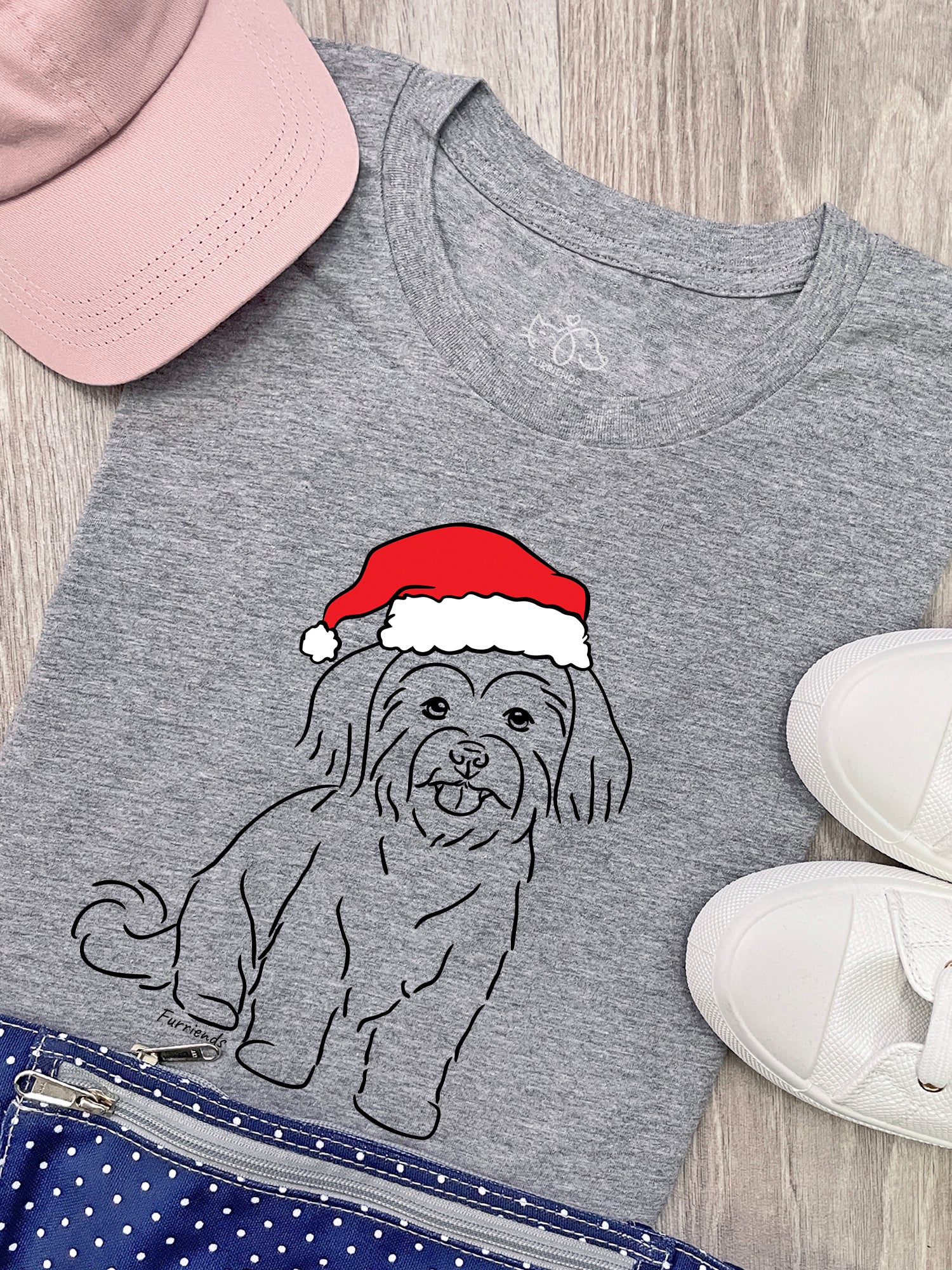 Maltese Terrier Christmas Edition Ava Women's Regular Fit Tee
